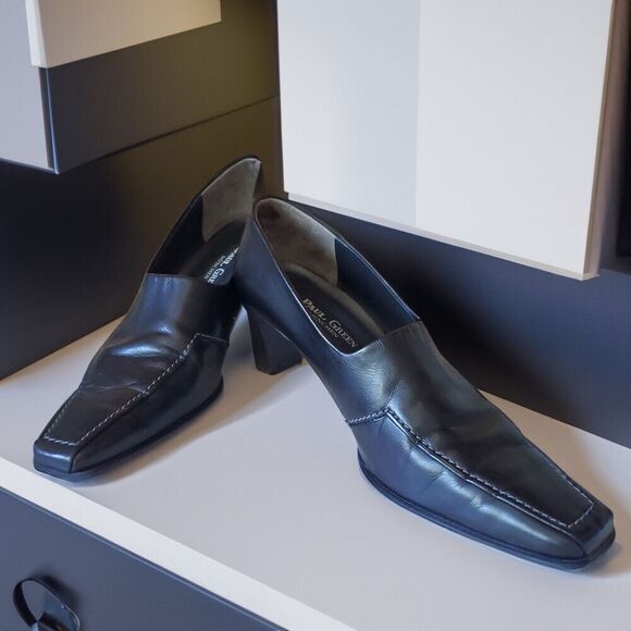 Paul Green Women Shoes UK 5 US 7 Brown Leather Heel Square Toe - Picture 2 of 11